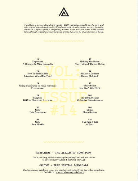 The Albion BMX Magazine Issue 14