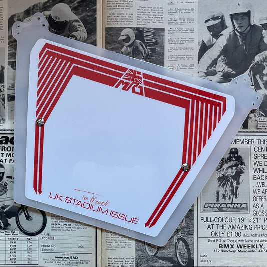 MRD BMX Stadium Mk2 Pro "Tim March"  Numberplate