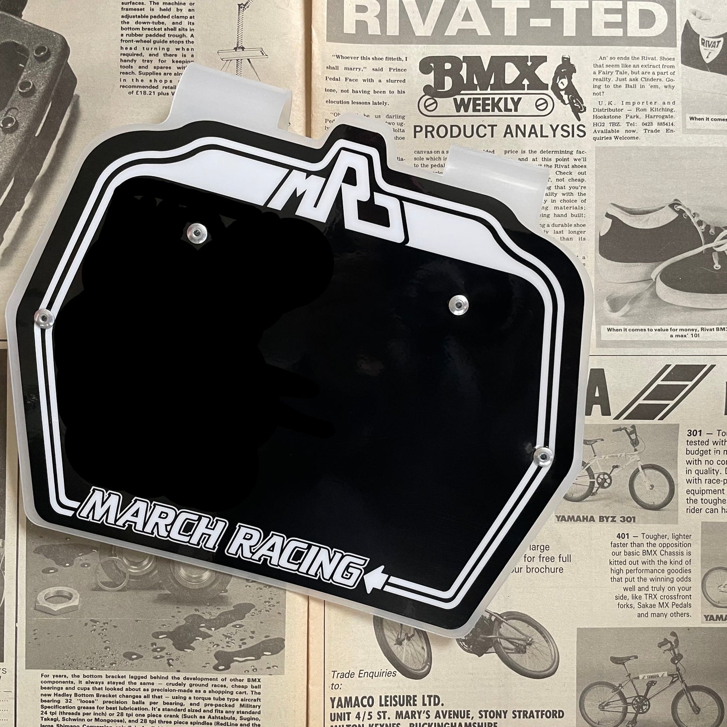 MRD BMX Series 3 Stadium Pro BMX Numberplate